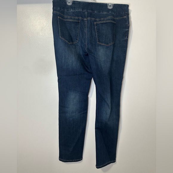 Chicos Dark Wash Denim Jeggings - Picture 3 of 5
